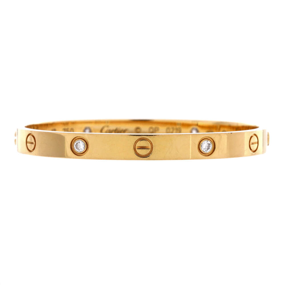 Cartier Love 4 Diamond Bracelet